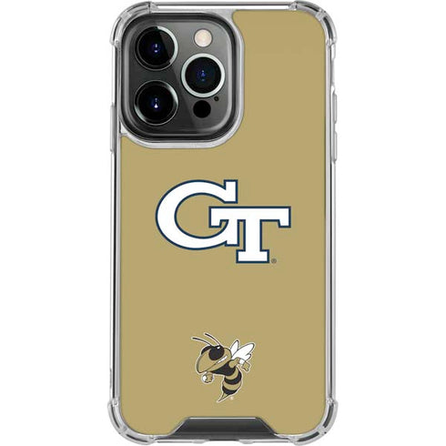 Georgia Institute of Technology GT with Mascot iPhone 16 Pro Max Clear Case